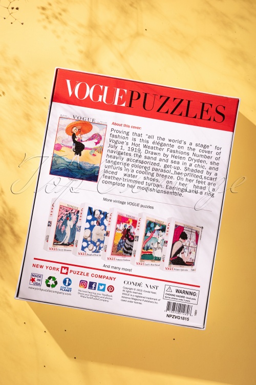 New York Puzzle Company - How the wind blows - Vogue puzzel van 1000 stukjes 5