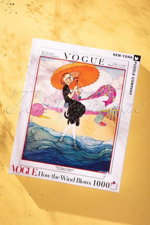New York Puzzle Company - How the wind blows - Vogue puzzel van 1000 stukjes