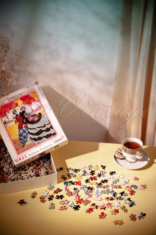 New York Puzzle Company - Herbstmode - Vogue 1000 Teile Puzzle 4