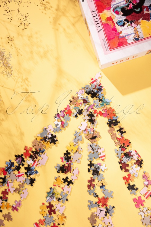 New York Puzzle Company - Autumn Fashions - Vogue puzzel van 1000 stukjes 2
