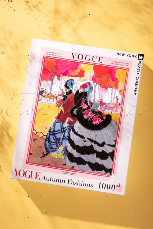 New York Puzzle Company - Autumn Fashions - Vogue puzzel van 1000 stukjes