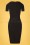 Vintage Chic for Topvintage - Vera pencil jurk in zwart 5