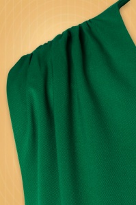 Vintage Diva  - The Fiorella Pencil Dress in Emerald 8