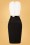 Vintage Diva 36676 Nadine Pencil Dress Black White 20201221 008W