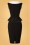 Vintage Diva  - De Lucile Pencil jurk in zwart en wit 9