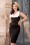 Vintage Diva  - The Lucile Pencil Dress in Black and White 2