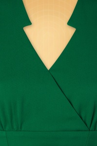Vintage Diva  - De Chiara swing jurk in smaragd 8