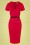 Vintage Chic for Topvintage - Emery Pencil Dress Années 50 en Rouge Ravissante 2
