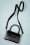 PiNNED by K - 60s Sizzling Snake Bag in Black 2