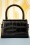 Pinned By K 37340 Bag Handbag Black Leather Croc 12012021 0009 W