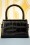 PiNNED by K - 60s Sizzling Snake Bag in Black 6