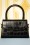 PiNNED by K - 60s Sizzling Snake Bag in Black