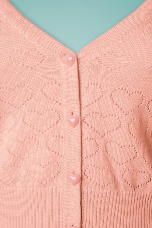 Banned Retro - Love Dream vest in roze 3
