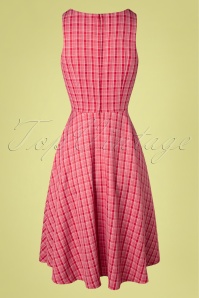 Banned Retro - 50s Lady Luck Swing Dress in Pink 3