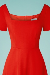 Banned Retro - Classy and Sassy Fit & Flare swingjurk in rood 3