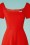 Banned Retro - 50s Classy and Sassy Fit and Flare Swing Dress in Red 3