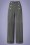 40s Day To Night Button Trousers in Grey