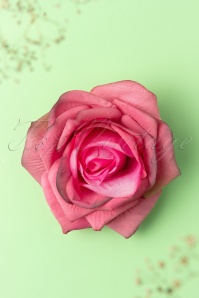 Banned Retro - 50s Scented Love Flower Hair Clip in Pink