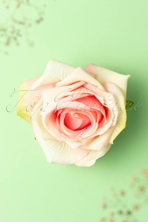 Banned Retro - Scented Love Flower haarclip in blush