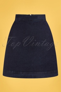 Danefae - 60s Dan London Cord Skirt in Denim 2