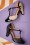 Banned Retro - 50s Kelly Lee T-Strap Pumps in Black 8