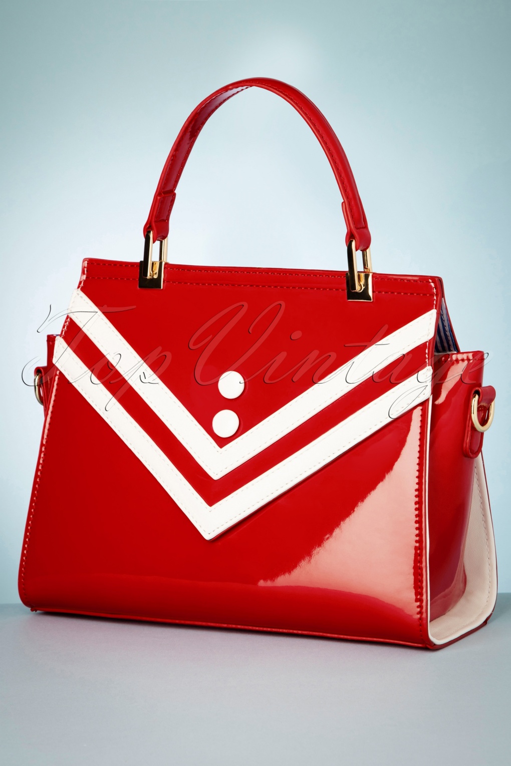 Banned American Vintage 50s Bolso De Mano Negro