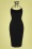 Collectif 36791 Iris Plain Pencil Dress Black 12012021 0021LW