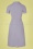 Very Cherry - 40s Revers Straight Linnen Dress in Lavender 6