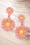 Topvintage Boutique 37279 Daisy Earring Flower Pink Yellow 19012021 0001W