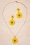 Topvintage Boutique 37277 Yellow Necklace Gold Daisy Flower 25012021 0001 W