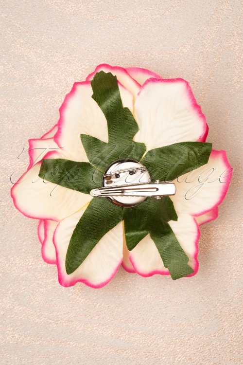 Topvintage Boutique Collection - Ravishing rose haarclip in roze 3