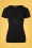 Vive Maria - Flower Day Shirt Années 50 en Noir 2