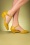 Chelsea Crew - 50s Perina Low Heel Pumps in Mustard 5