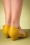 Chelsea Crew - 50s Perina Low Heel Pumps in Mustard 6