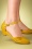 Chelsea Crew - 50s Perina Low Heel Pumps in Mustard