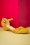 Chelsea Crew - 50s Perina Low Heel Pumps in Mustard 2