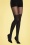 50s Amarantha Tights in Black and Gold