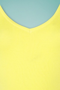 King Louie - 60s Diamond Puff Cottonclub Top in Yellow Pear 4