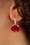 Sweet Cherry 37587 Earrings Rose Red Earhangers Silver 29012021 040M W