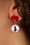Sweet Cherry 37585 Red Rose Black Cat Earrings 29012021 040M W
