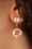 Sweet Cherry - 50s Pearl Roses Earrings in Gold 2