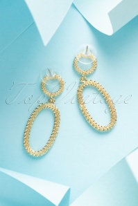 Day&Eve by Go Dutch Label - 50s Chelsea Earrings in Gold 3