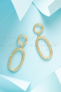 Day&Eve by Go Dutch Label - 50s Chelsea Earrings in Gold 2