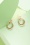 Day&Eve by Go Dutch Label - 50s Drop The Game Stud Earrings in Gold and Sand 3