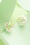 Day&Eve by Go Dutch Label - Flower Stud Earrings Années 60 en Doré et Blanc 2