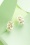 Day&Eve by Go Dutch Label - Flower Stud Earrings Années 60 en Doré et Blanc 3