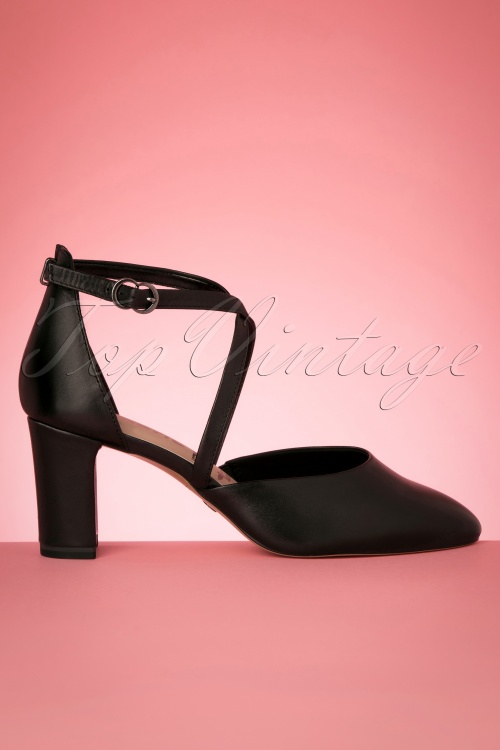 Tamaris - Clarissa Lederpumps in Schwarz 4