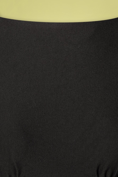 Zoe Vine - 50s April Pencil Dress in Black 5