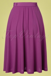 Surkana - 60s Shana Belt Skirt in Vibrant Lilac 4