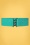 Cinturón elástico vintage Lauren de los años 50 en verde azulado claro